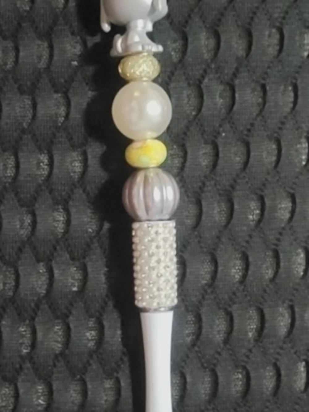 Handmade beaded focal pen Disney Doorables Pluto Disney100 Celebration